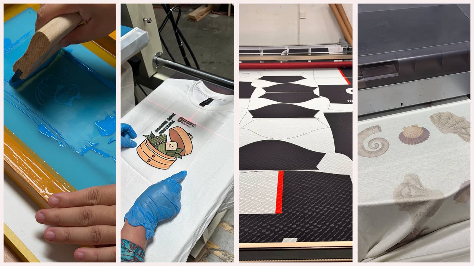 Promotional umbrella logo printing methods compared: screen printing, heat transfer, dye sublimation and digital direct printing